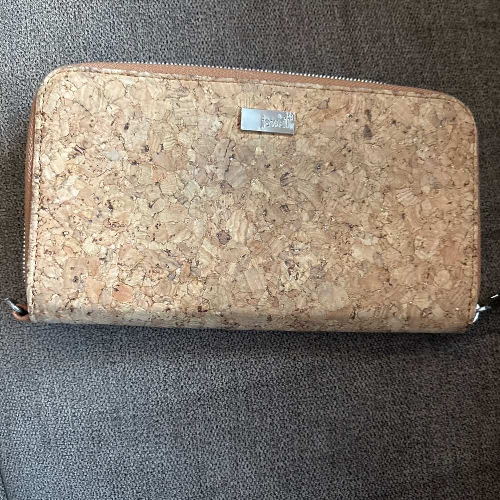 EUC Jewell By Thirty-One All About The Benjamins Cork Wallet No Strap